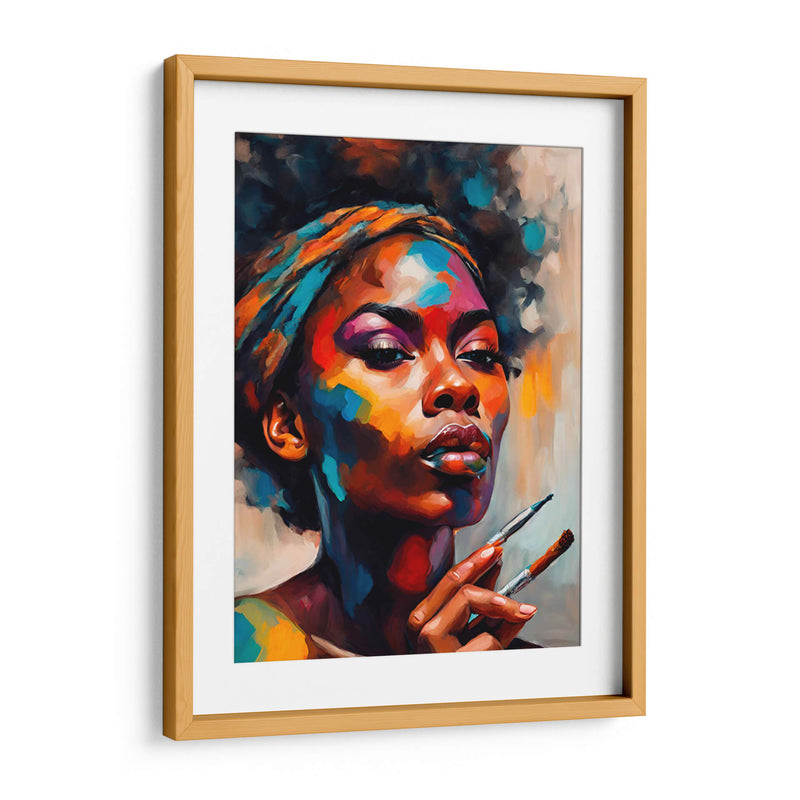 Mujer afro - Lofty&Me | Cuadro decorativo de Canvas Lab