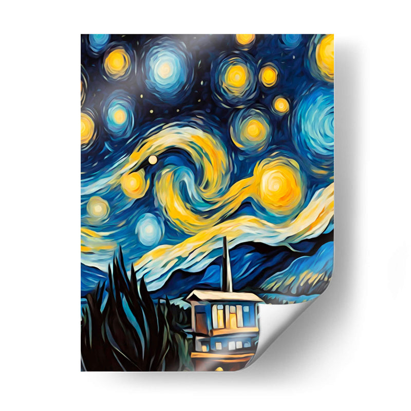 La noche estrellada  - Lofty&Me | Cuadro decorativo de Canvas Lab