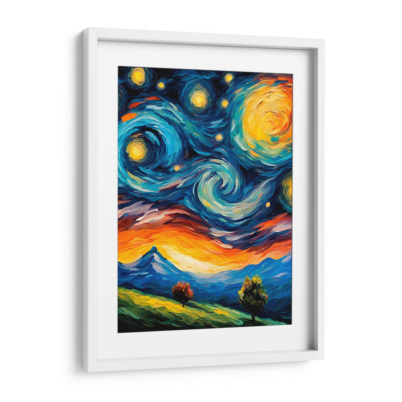 La noche estrellada campestre - Lofty&Me | Cuadro decorativo de Canvas Lab
