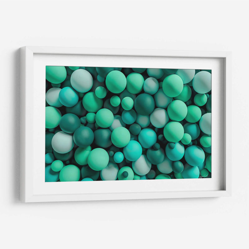 Orbes - Esmeralda - DeLaVegaGaming | Cuadro decorativo de Canvas Lab