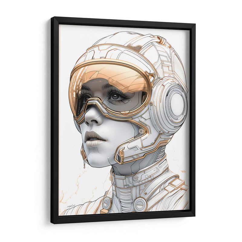 La Chica del Futuro - 2 - DeLaVegaGaming | Cuadro decorativo de Canvas Lab