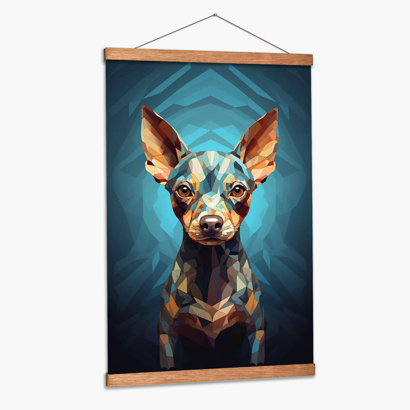 Mascotas: American Hairless Terrier arte abstracto Fusion Cromática - humberto110283 | Cuadro decorativo de Canvas Lab