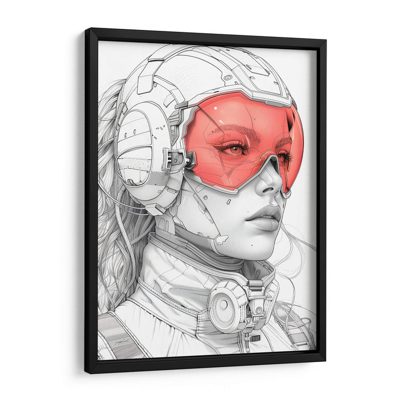 La Chica del Futuro - 1 - DeLaVegaGaming | Cuadro decorativo de Canvas Lab