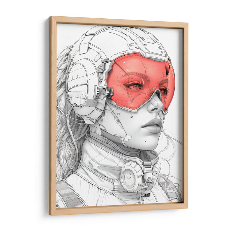 La Chica del Futuro - 1 - DeLaVegaGaming | Cuadro decorativo de Canvas Lab