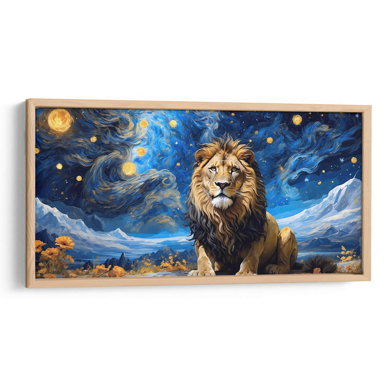 León de Van-Gogh - Paltik Arte Digital | Cuadro decorativo de Canvas Lab