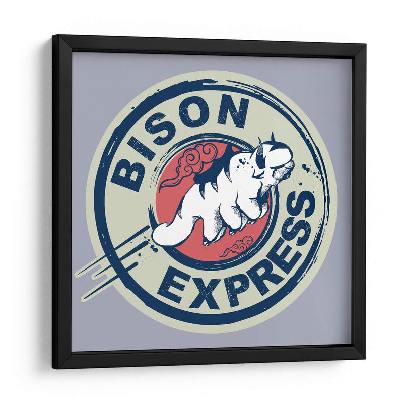 Bisonte Express - Roge I. Luis | Cuadro decorativo de Canvas Lab