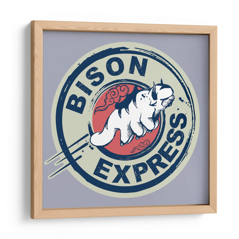 Bisonte Express - Roge I. Luis | Cuadro decorativo de Canvas Lab