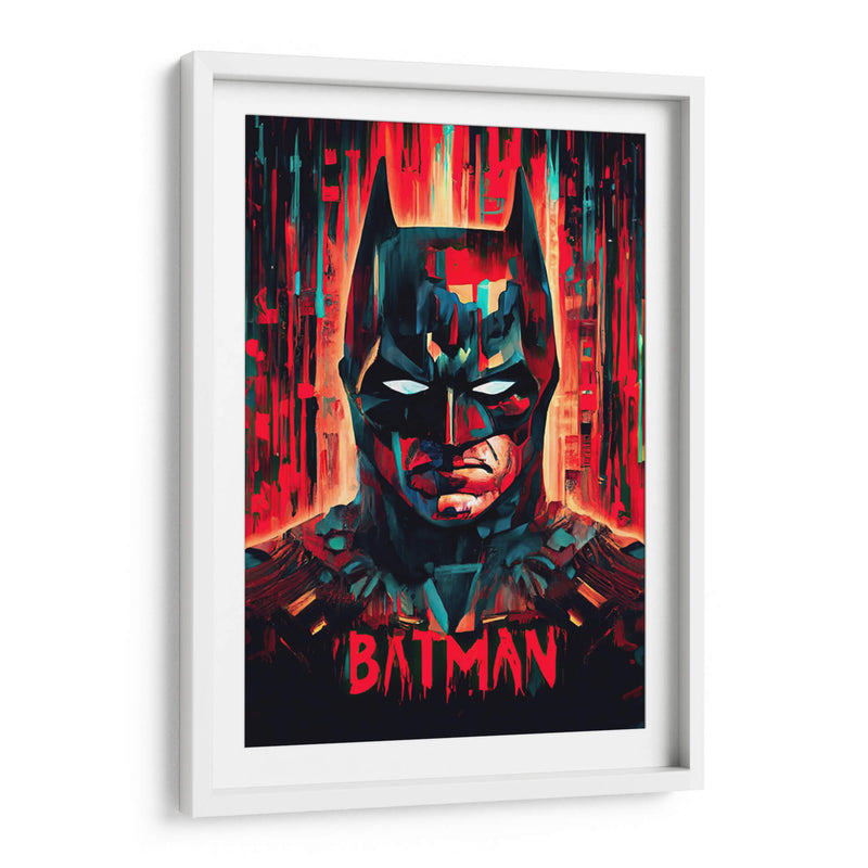 Batman rojo - Paltik Arte Digital | Cuadro decorativo de Canvas Lab