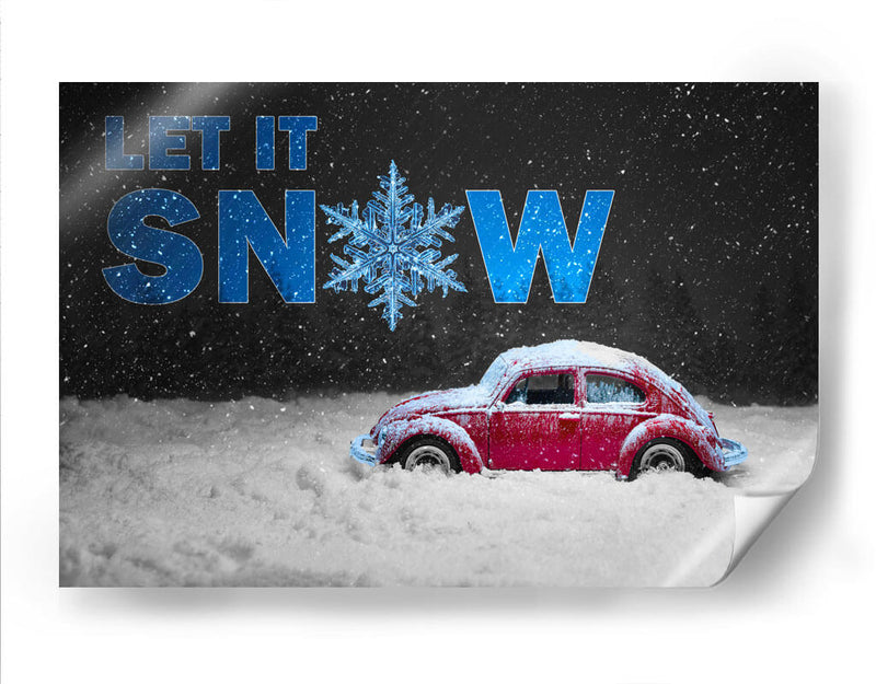 Let it Snow - v3n3n0 | Cuadro decorativo de Canvas Lab