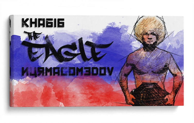 Khabib 'The Eagle' - v3n3n0 | Cuadro decorativo de Canvas Lab