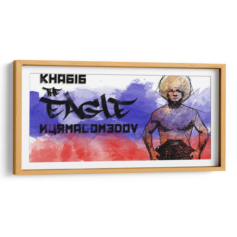 Khabib 'The Eagle' - v3n3n0 | Cuadro decorativo de Canvas Lab