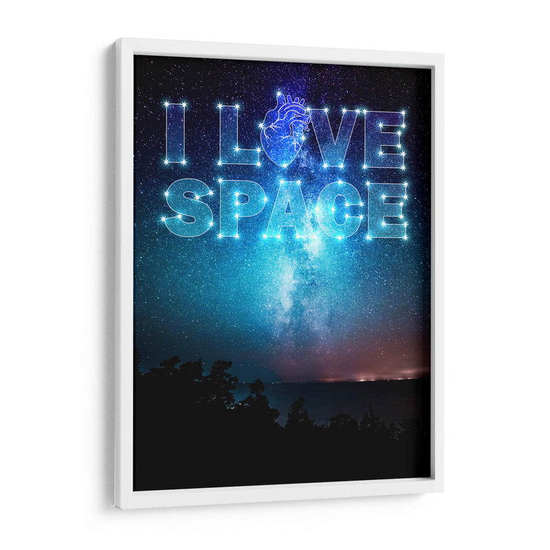 I Love Space B - v3n3n0 | Cuadro decorativo de Canvas Lab