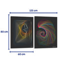 La luz y el caracol - Set de 2 - Gina Villalobos - Cuadro decorativo | Canvas Lab