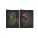 La luz y el caracol - Set de 2 - Gina Villalobos - Cuadro decorativo | Canvas Lab