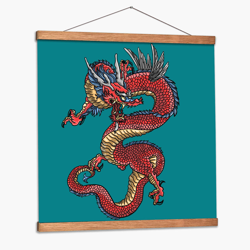 Dragón - Ash | Cuadro decorativo de Canvas Lab