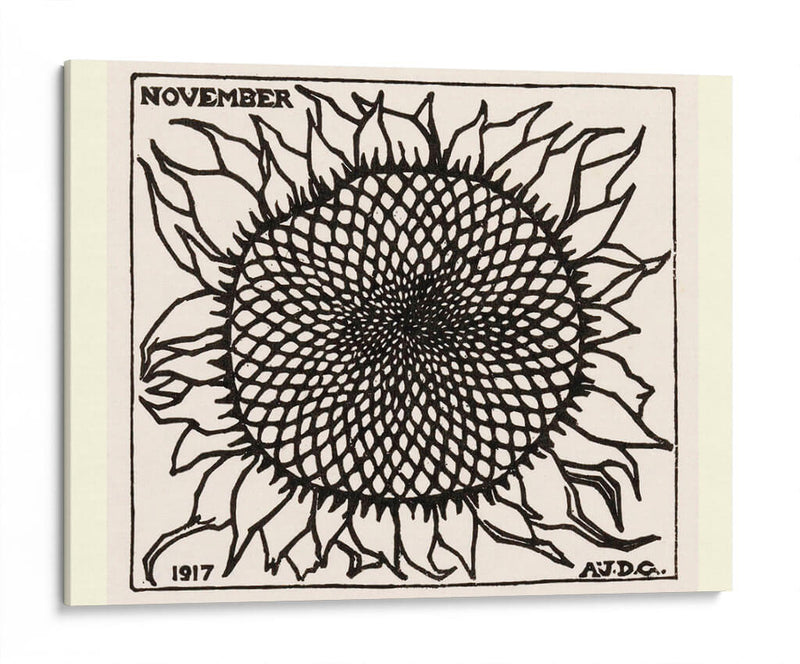 Girasol novembrino - I - Julie de Graag | Cuadro decorativo de Canvas Lab