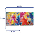 Niñez - Set de 2 - Cuadro decorativo | Canvas Lab