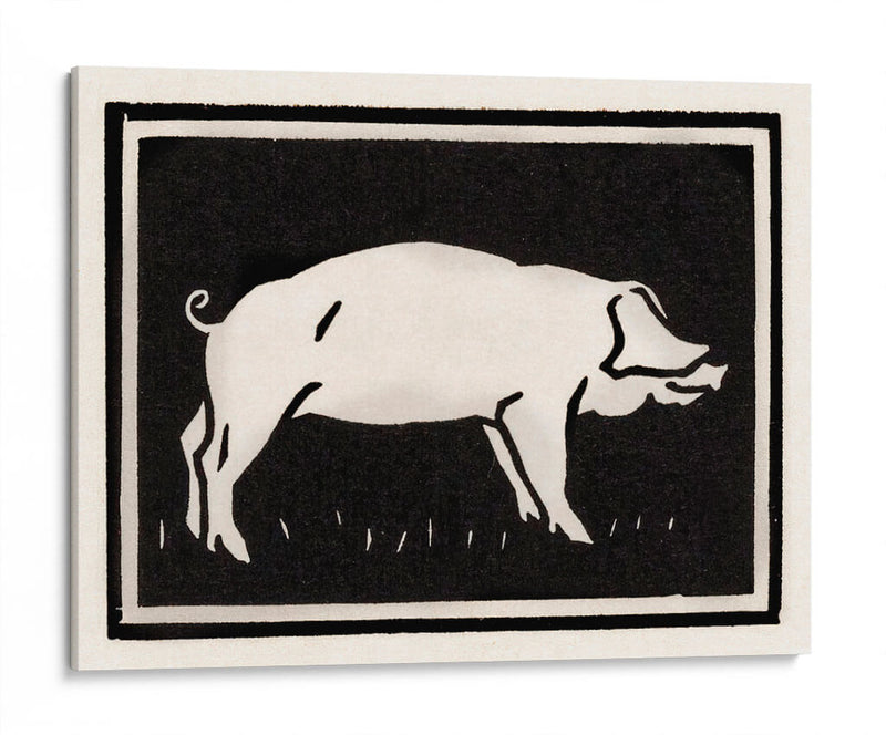 Cerdo - Julie de Graag | Cuadro decorativo de Canvas Lab