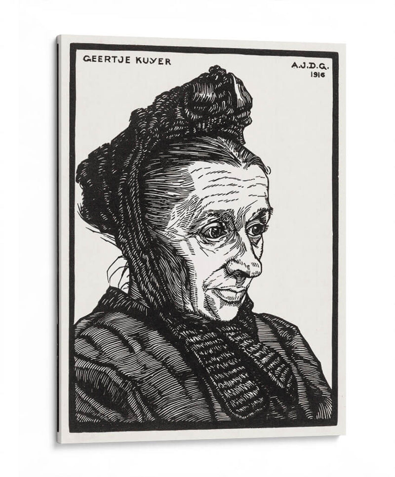 Retrato de Geertje Kuijer - Julie de Graag | Cuadro decorativo de Canvas Lab