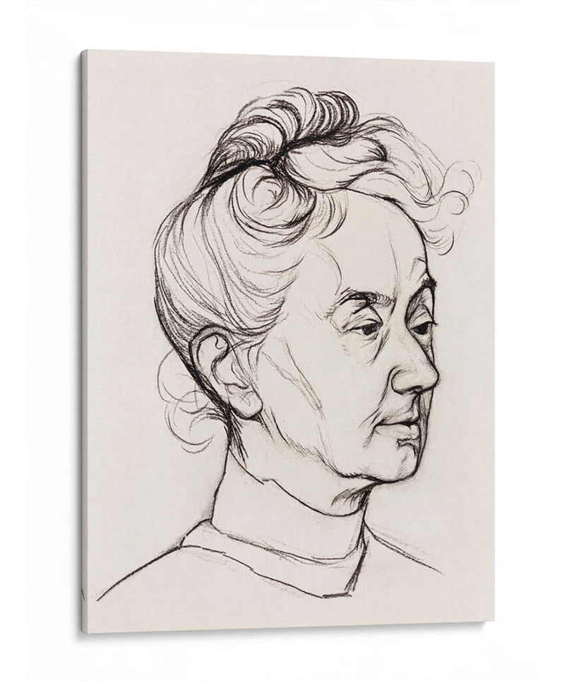 Retrato de la señora Corry Pabst - Julie de Graag | Cuadro decorativo de Canvas Lab