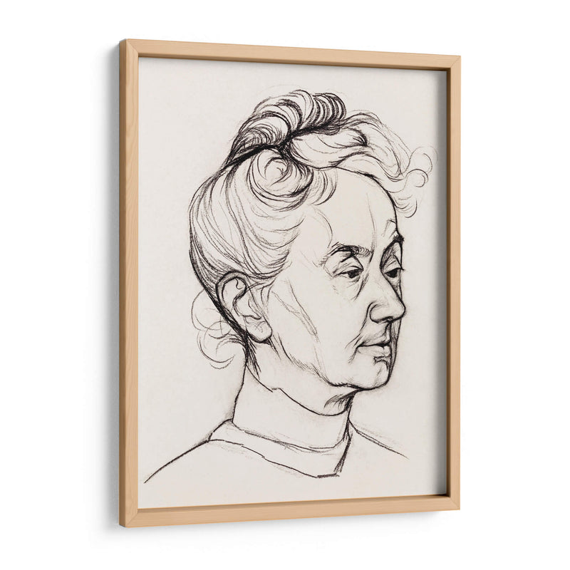 Retrato de la señora Corry Pabst - Julie de Graag | Cuadro decorativo de Canvas Lab