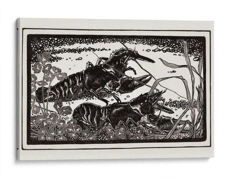 Dos cangrejos de río - Julie de Graag | Cuadro decorativo de Canvas Lab