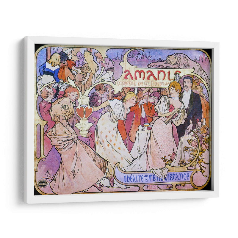 Amants - Alfons Mucha | Cuadro decorativo de Canvas Lab