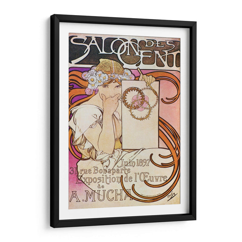 Salon Des Cent - Alfons Mucha | Cuadro decorativo de Canvas Lab