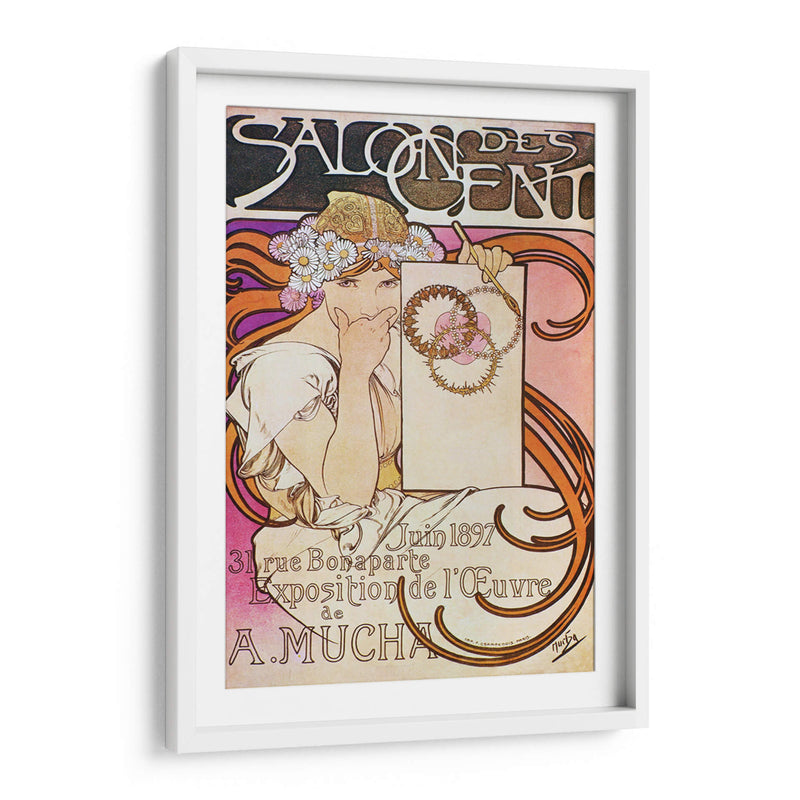 Salon Des Cent - Alfons Mucha | Cuadro decorativo de Canvas Lab