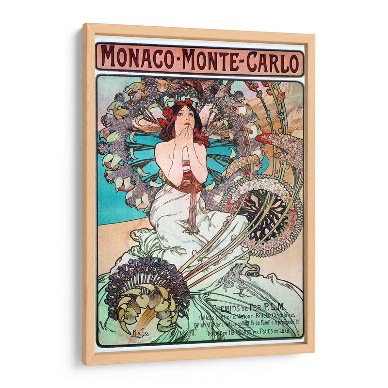 Mónaco, Monte Carlo - I - Alfons Mucha | Cuadro decorativo de Canvas Lab