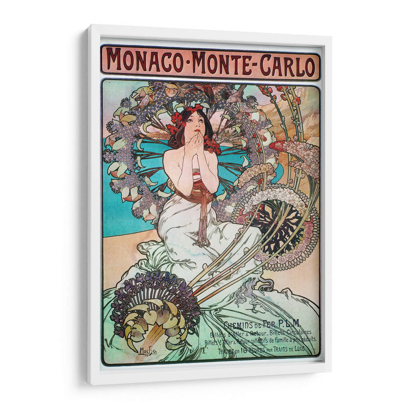 Mónaco, Monte Carlo - I - Alfons Mucha | Cuadro decorativo de Canvas Lab