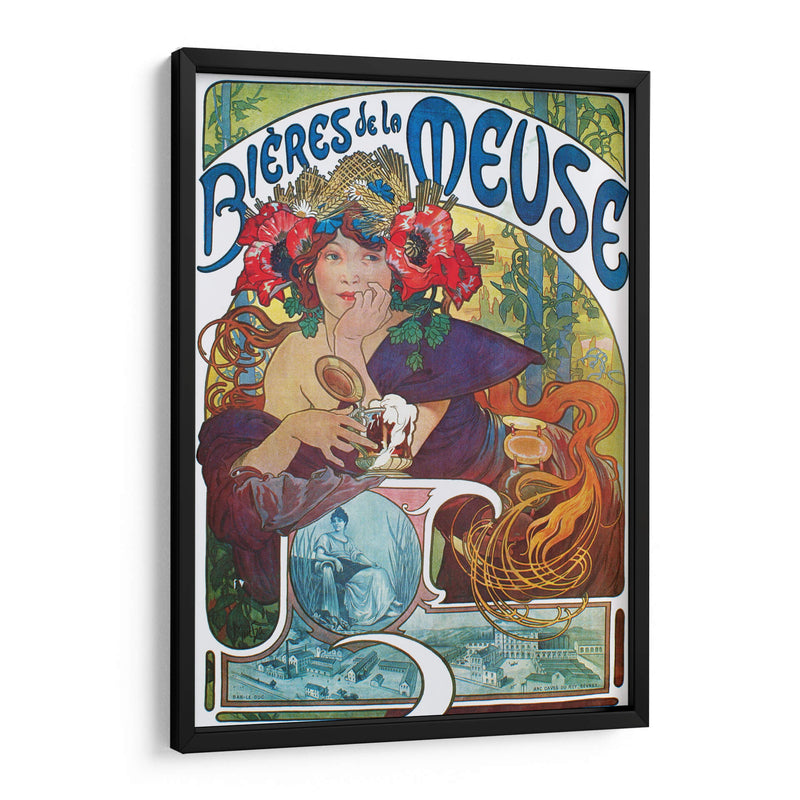 Bières de la Meuse - I - Alfons Mucha | Cuadro decorativo de Canvas Lab