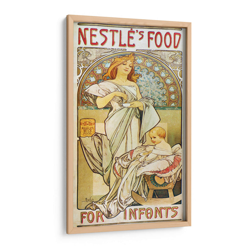 Alimentos Nestlé para niños - I - Alfons Mucha | Cuadro decorativo de Canvas Lab