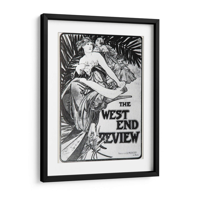 Poster de The West End Review - Alfons Mucha | Cuadro decorativo de Canvas Lab