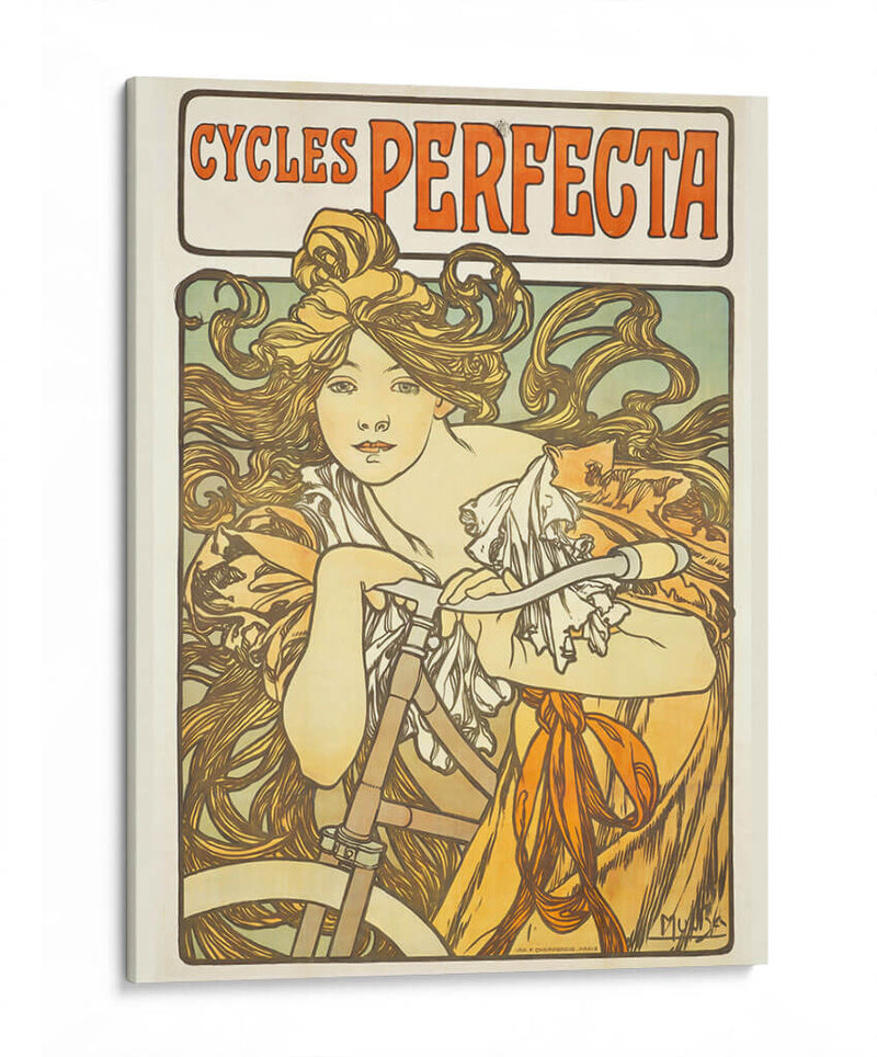 Cycles Perfecta - II - Alfons Mucha | Cuadro decorativo de Canvas Lab