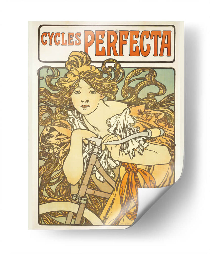 Cycles Perfecta - II - Alfons Mucha | Cuadro decorativo de Canvas Lab