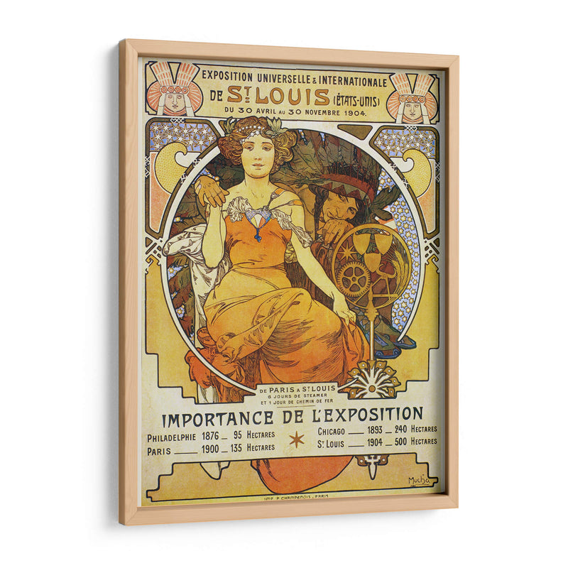 Exposición Internacional y Mundial de St. Louis - Alfons Mucha | Cuadro decorativo de Canvas Lab