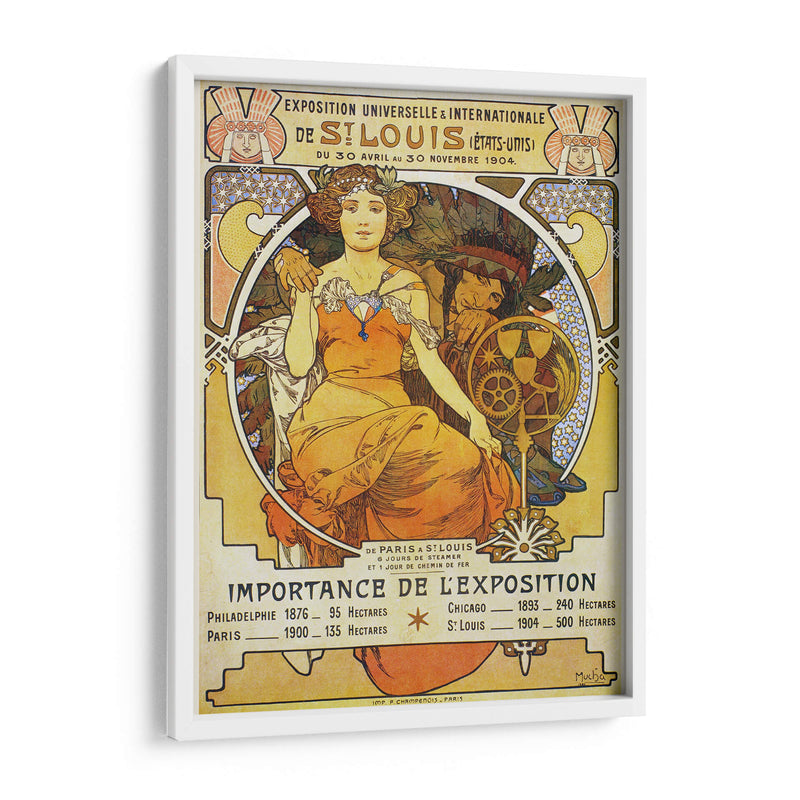 Exposición Internacional y Mundial de St. Louis - Alfons Mucha | Cuadro decorativo de Canvas Lab