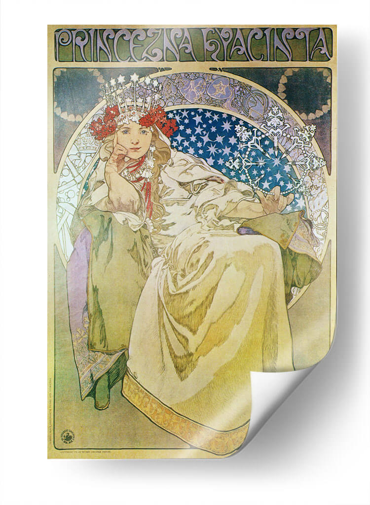 Princesa Jacinta - I - Alfons Mucha | Cuadro decorativo de Canvas Lab