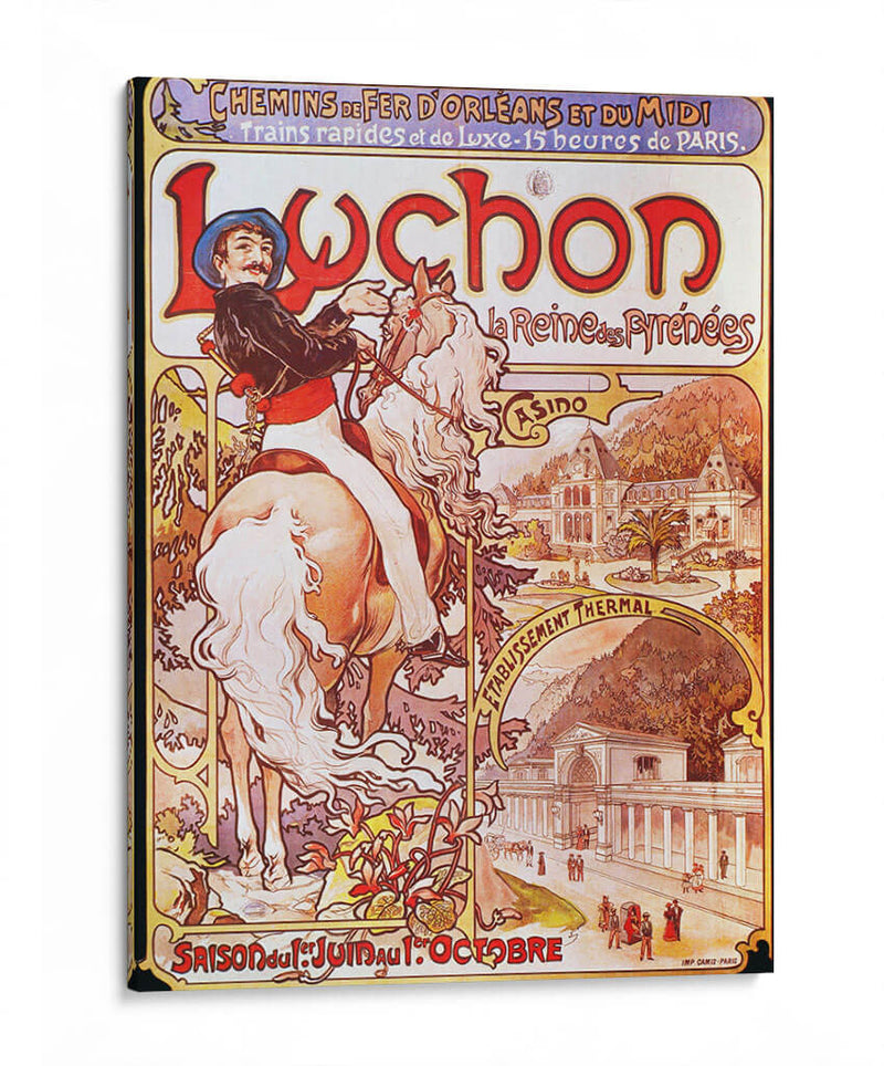 Luchon - II - Alfons Mucha | Cuadro decorativo de Canvas Lab