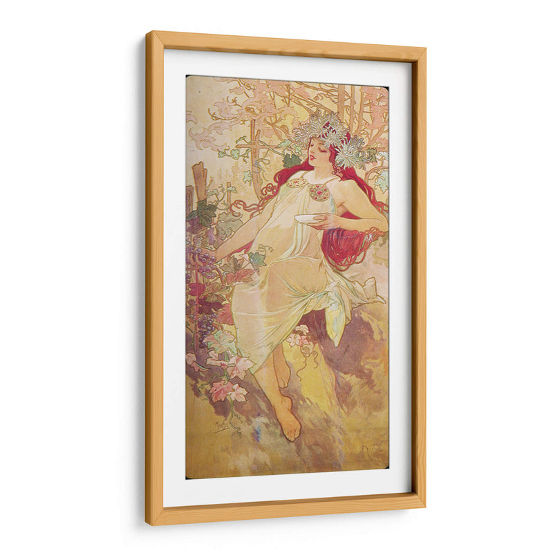 Otoño - I - Alfons Mucha | Cuadro decorativo de Canvas Lab