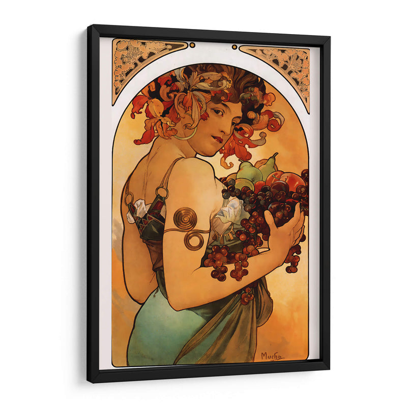 La fruta - I - Alfons Mucha | Cuadro decorativo de Canvas Lab