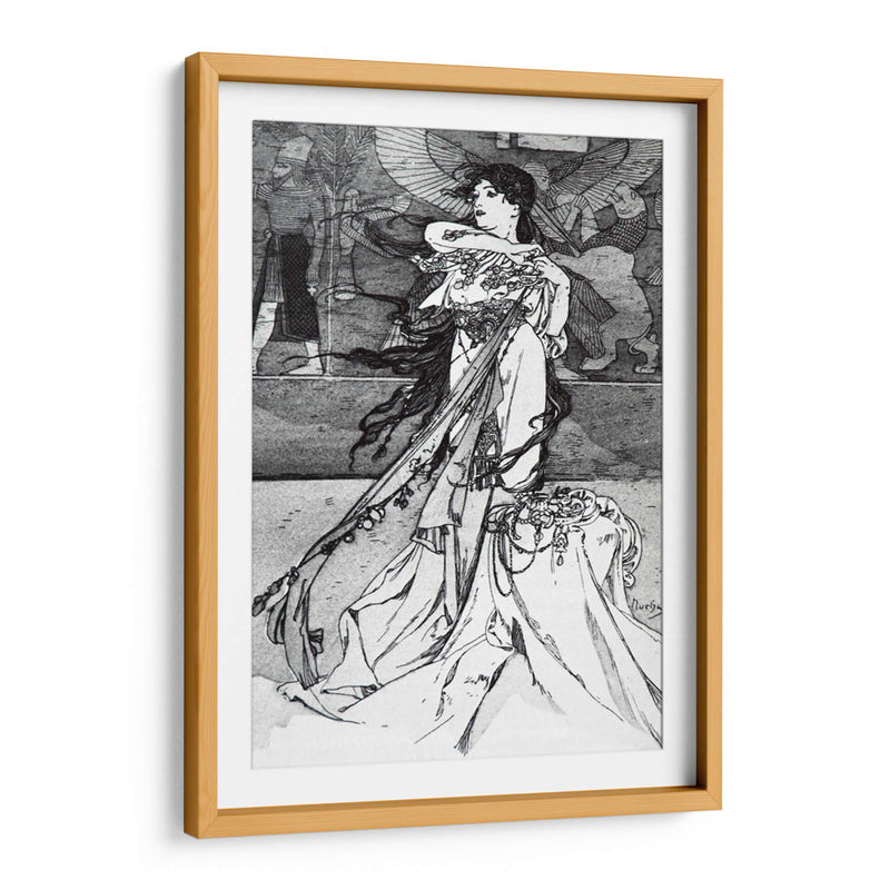 Ilustración de Rama - Alfons Mucha | Cuadro decorativo de Canvas Lab