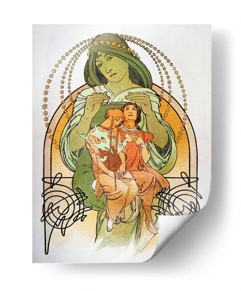 Ilsee, princesa de Trípoli - III - Alfons Mucha | Cuadro decorativo de Canvas Lab