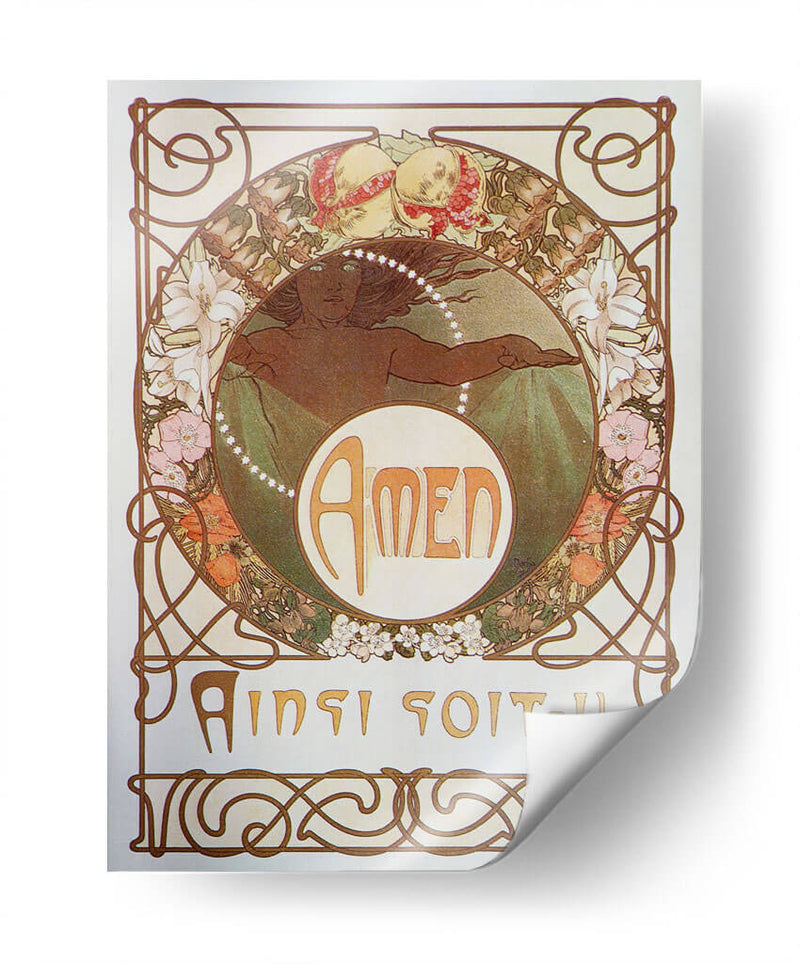 Amén - Alfons Mucha | Cuadro decorativo de Canvas Lab