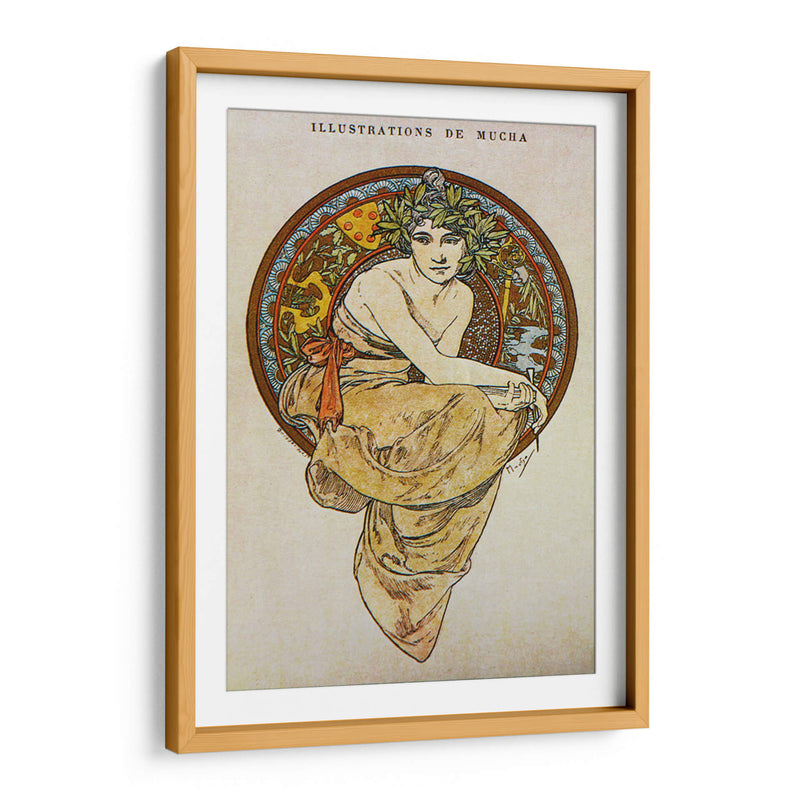 Clío - Alfons Mucha | Cuadro decorativo de Canvas Lab