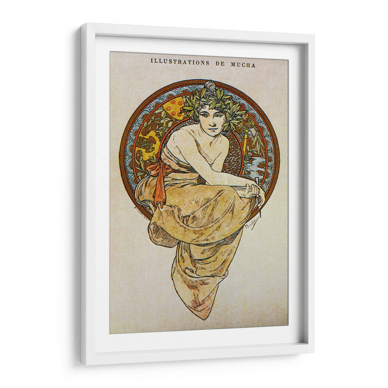 Clío - Alfons Mucha | Cuadro decorativo de Canvas Lab