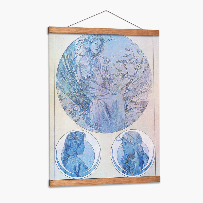 Figuras decorativas - Alfons Mucha | Cuadro decorativo de Canvas Lab