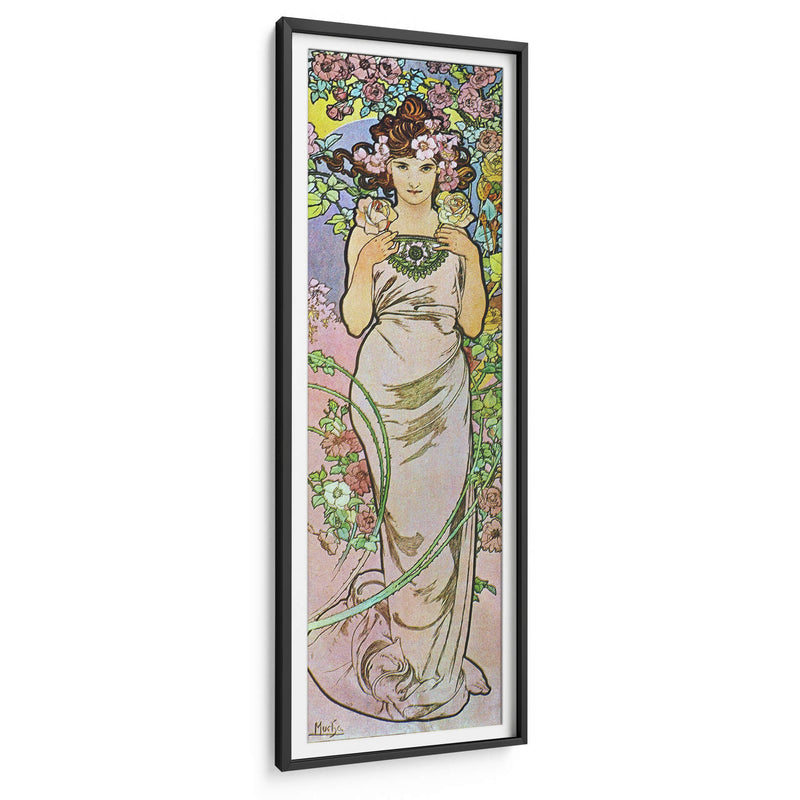 La rosa - Alfons Mucha | Cuadro decorativo de Canvas Lab