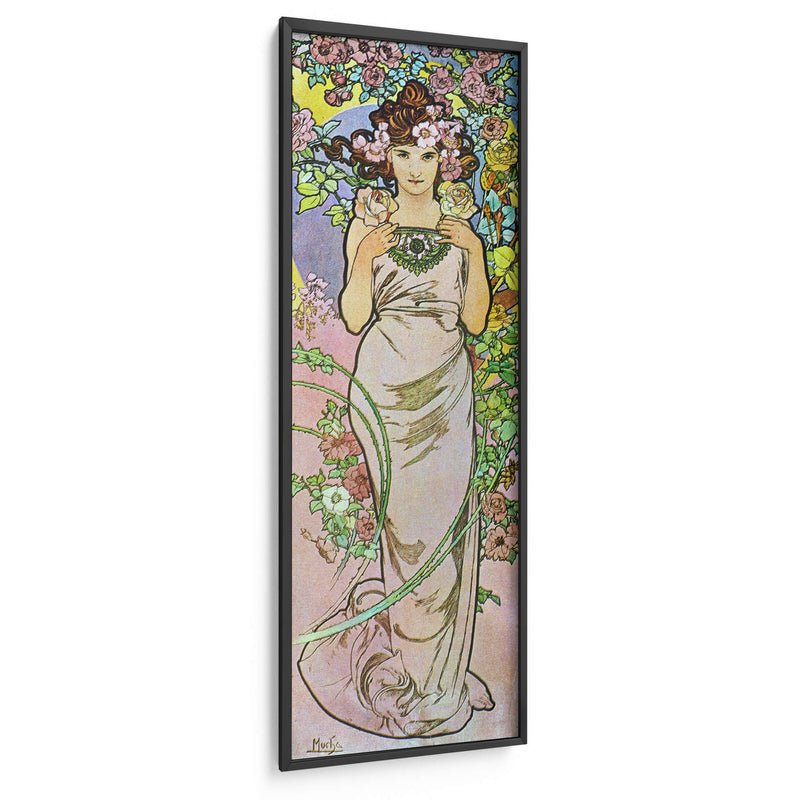 La rosa - Alfons Mucha | Cuadro decorativo de Canvas Lab